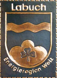 Kupferbild Wappen Labuch