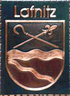 Kupferbild Wappen Lafnitz