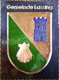 Kupferbild Wappen Lassing