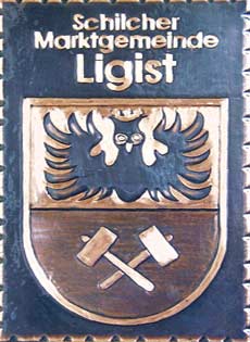 Kupferbild Wappen Ligist