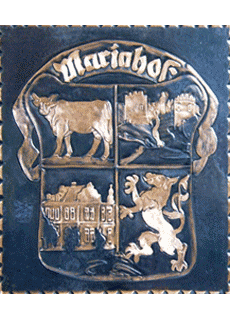 Kupferbild Wappen Mariahof