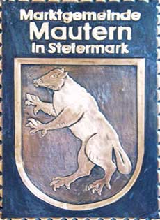 Kupferbild Wappen Mautern