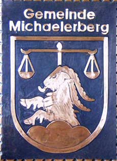Kupferbild Wappen Michaelerberg