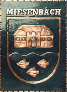 Kupferbild Wappen Miesenbach