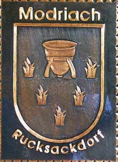 Kupferbild Wappen Modriach