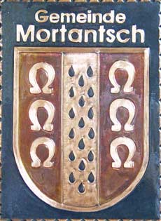 Kupferbild Wappen Mortantsch
