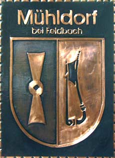 Kupferbild Wappen Mhldorf