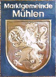 Kupferbild Wappen Mhlen