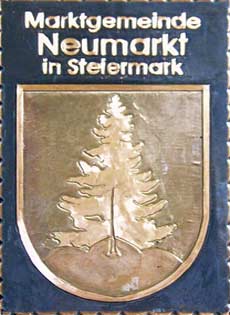Kupferbild Wappen Neumarkt