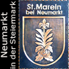   Gemeindewappen  in Kupfer     Bezirk Murau  Steiermark     