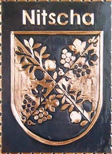 Kupferbild Wappen Nitscha
