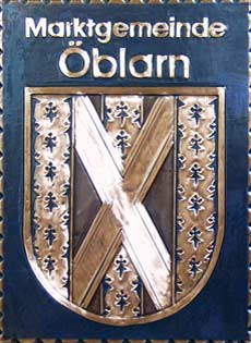 Kupferbild Wappen blarn