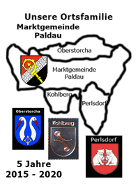                                                       
Gemeindewappen              Marktgemeinde Paldau                      
Die Marktgemeinde Paldau  mit 1. Jänner 2015  Zusammenschluss mit den Gemeinden
 Perlsdorf                   und Teilen der Gemeinde                         Oberstorcha und Kohlberg 
                    
  Bezirk Südoststeiermark               
 Steiermark                                                                                       jedes Bild ein "Unikat"
 Kupferrelief  Handarbeit