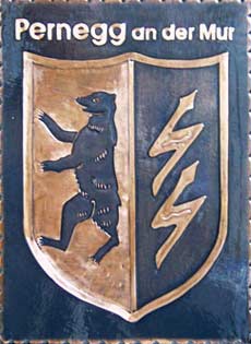 Kupferbild Wappen Pernegg