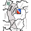   Wappen   Teil  der Gemeinde Oberstorcha    - -   Die Marktgemeinde Paldau  mit 1. Jänner 2015  Zusammenschluss mit den Gemeinden  Perlsdorf  und Teilen der Gemeinde Oberstorcha und Kohlberg 
  Bezirk Südoststeiermark  Steiermark  