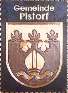Kupferbild Wappen Pistorf