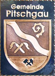Kupferbild Wappen Pitschgau