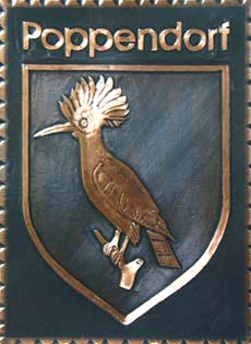 Kupferbild Wappen Poppendorf