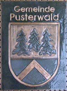 Kupferbild Wappen Pusterwald