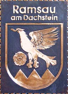 Kupferbild Wappen Ramsau