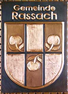Kupferbild Wappen Rassach