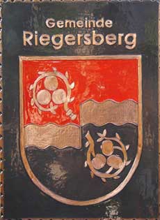 Kupferbild Wappen Riegersberg