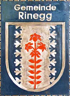 Kupferbild Wappen Rinegg