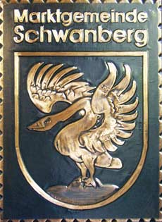 Kupferbild Wappen Schwanberg
