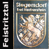 Wappen Gemeinde Siegersdorf  bei Herberstein  in die Gemeinde Feistritztal eingemeindet 
  Bezirk Hartberg - Fürstenfeld  Steiermark 