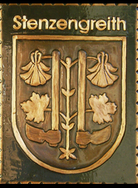                                                    
Gemeindewappen                       
 Gemeinde                       	               
  Stenzengreith                                                                                                                                                              
 
Bezirk Weiz
                                                                                    
               
      Steiermark                                                   
                                                                                             
  jedes Bild ein "Unikat"
 Kupferrelief  Handarbeit