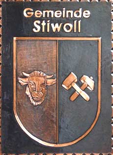 Kupferbild Wappen Stiwoll