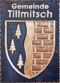                                                                 
Gemeindewappen                         Gemeinde   Tillmitsch                                                                          
Bezirk Leibnitz 
                                                                                       
               
                           
 Steiermark                                                                                jedes Bild ein "Unikat"
 Kupferrelief  Handarbeit