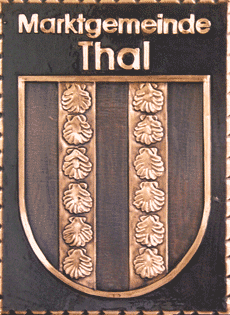 Kupferbild Wappen Thal
