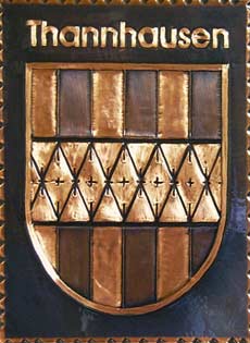 Kupferbild Wappen Thannhausen