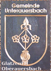                                                            
Gemeindewappen                
Gemeinde Unterauersbach                                                                    
 
                               Bezirk Südoststeiermark              
 Steiermark                                                                       jedes Bild ein "Unikat"
 Kupferrelief  Handarbeit