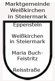                                                          
Gemeindewappen 
                        
Marktgemeinde                         
Weißkirchen in Steiermark 
                                                                        
                                                                                      
               
  Bezirk Murtal
                                    
 Steiermark                                                                                jedes Bild ein "Unikat"
 Kupferrelief  Handarbeit