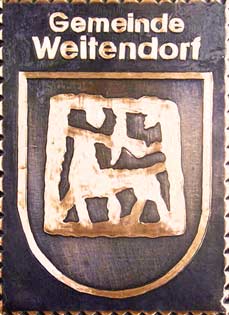 Kupferbild Wappen  