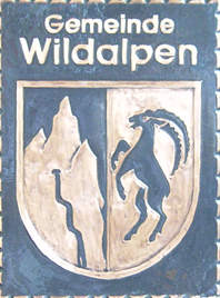                                                                    
Gemeindewappen                   
Gemeinde Wildalpen                       
  Bezirk Liezen   
                                            
 Steiermark                                                                               jedes Bild ein "Unikat"
 Kupferrelief  Handarbeit