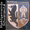 Wappen Wolfsberg im Schwarzautal  Marktgemeinde Schwarzautal 