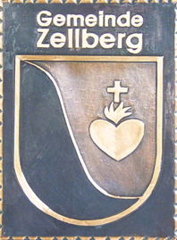                                                                    
Gemeindewappen                       Gemeinde   Zellberg  im Zillertal                     
  Bezirk   Schwaz Tirol                                                     
                                                                    jedes Bild ein "Unikat"
 Kupferrelief  Handarbeit