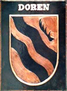 Kupferbild Wappen Doren