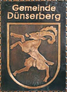 Kupferbild Wappen Dünserberg