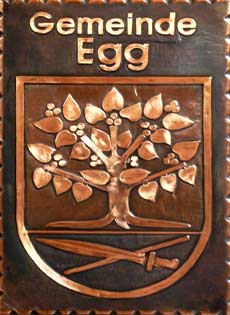 Kupferbild Wappen Egg