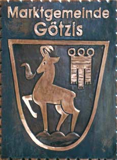Kupferbild Wappen Götzis