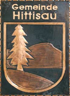 Kupferbild Wappen Hittisau