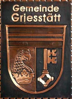  Gemeindewappen Kupferbild  Aggsbach