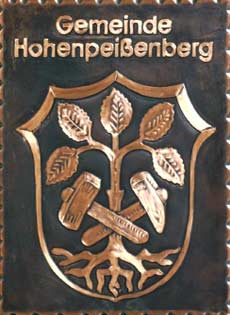  Gemeindewappen Kupferbild  Aggsbach