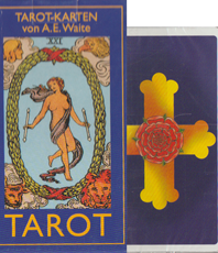    Waite Edward  Arthur  & Pamela Colman Smith Tarot von A.E. Waite - Standard (Tarotkarten im Standardformat 7 x 12 cm) erhältlich im Kristallzentrum 
                                            
                           
       