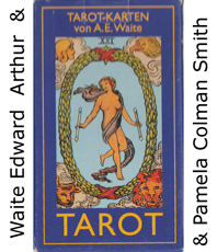     Waite Edward  Arthur  & Pamela Colman Smith Tarot von A.E. Waite - Standard (Tarotkarten im Standardformat 7 x 12 cm) erhältlich im Kristallzentrum 
                                            
                           
       