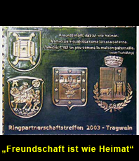                                                                      Ringpartnertreffen                         
 Gemeinde Tragwein                  
                                      
                                                                         Kupferrelief 
als besonderes Geschenk
  jedes Bild ein "Unikat"
          Handarbeit 